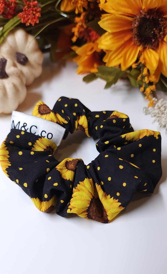 Scrunchie Chouchou Sunflowers