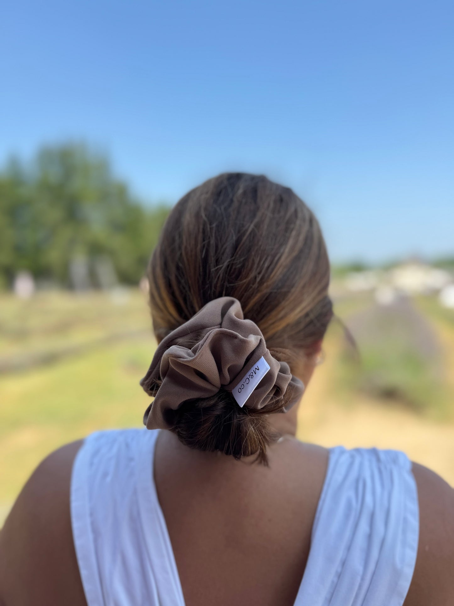Scrunchie Chouchou Café Sport